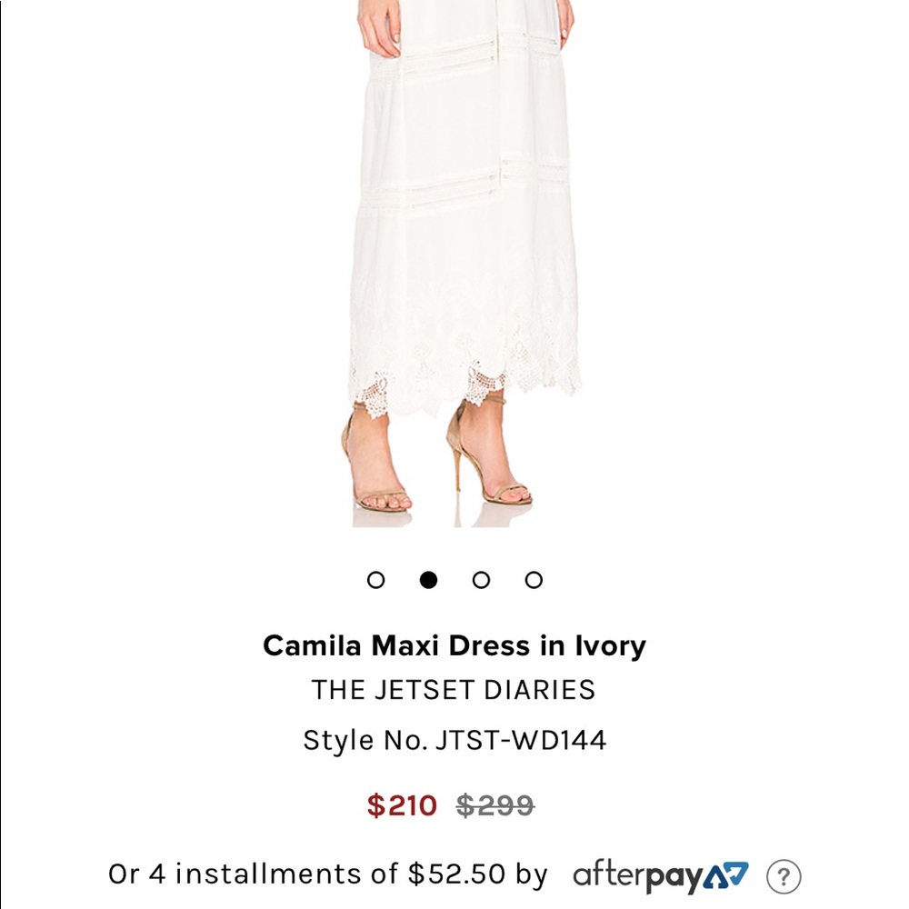 The Jetset Diaries white lace maxi dress - Picture 2 of 7